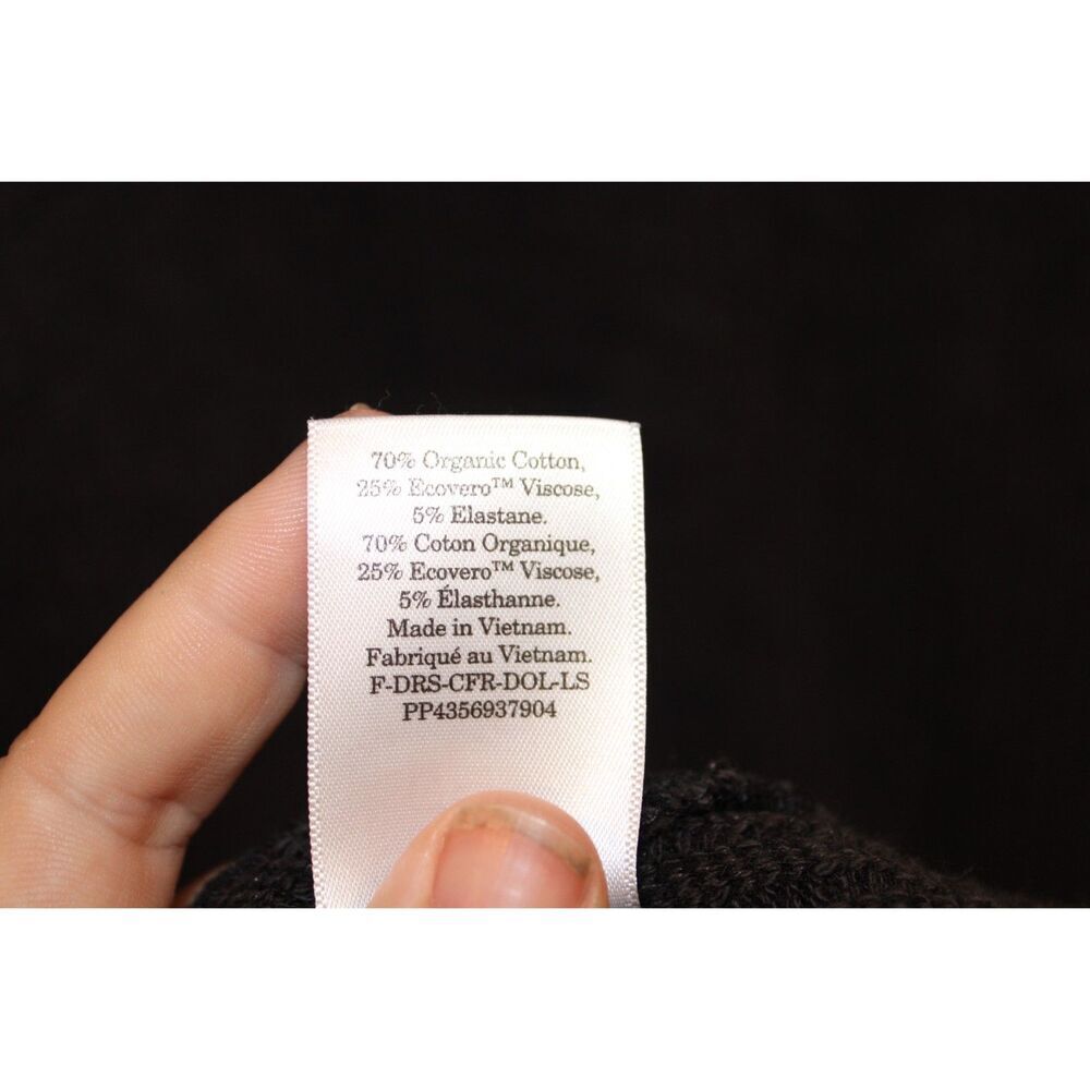 Everlane size large sweater knit charcoal gray midi dress - Picture 5 of 8
